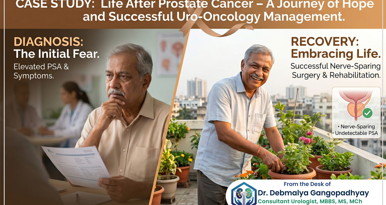 ‘Case Study 2- Life After Prostate Cancer: Successful Uro-Oncology Management‘ – from the desk of Dr. Debmalya Gangopadhyay, Senior Consultant Urologist, Apollo Multispeciality Hospitals, Kolkata, India