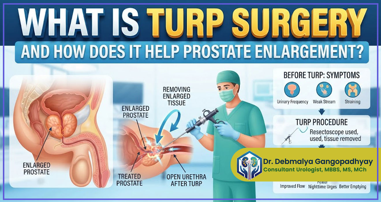 An ultimate guide on ‘What Is TURP Surgery and How Does It Help Prostate Enlargement?’ – from the desk of Dr. Debmalya Gangopadhyay, Senior Consultant Urologist, Apollo Multispeciality Hospitals, Kolkata, India